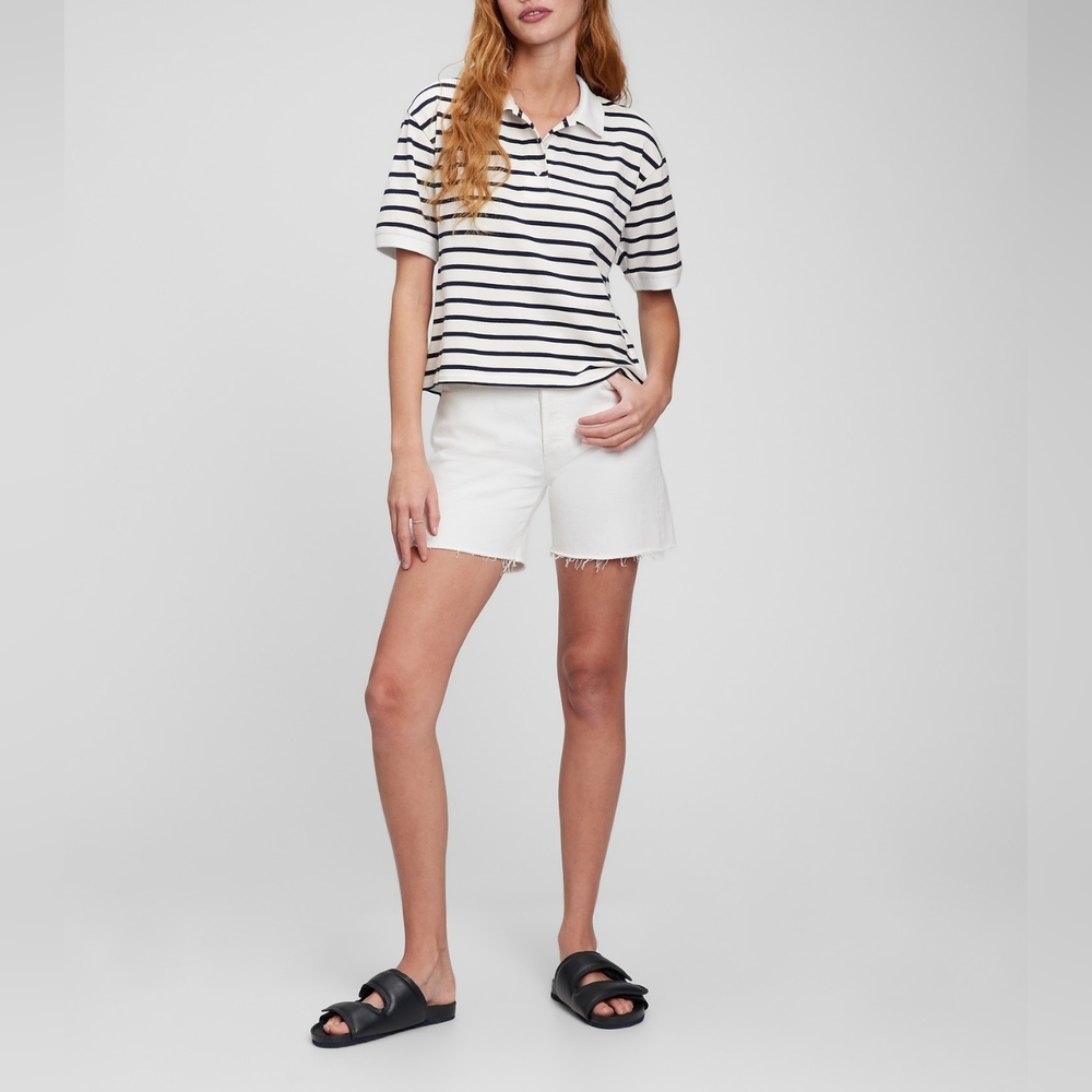 Gap Blue Pique Polo Shirt